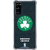 NBA Boston Celtics Black Secondary Logo Galaxy S20 FE Clear Case
